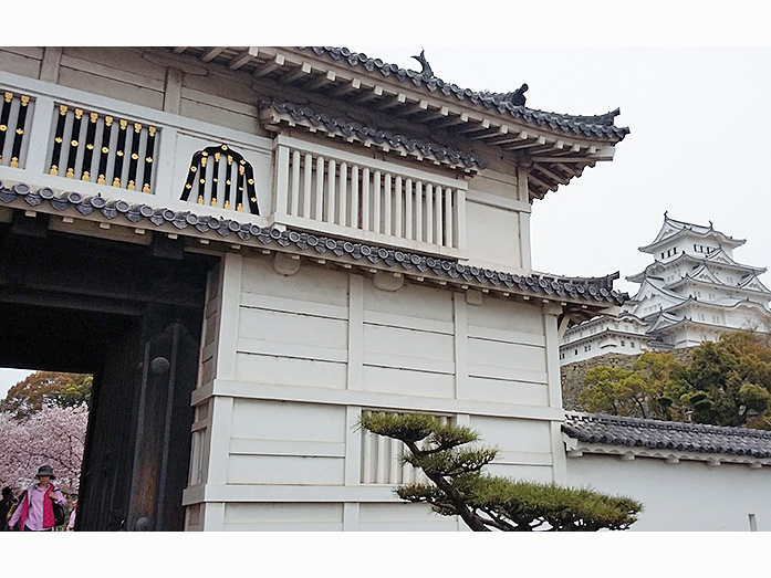 Hishi Gate or Diamond Gate at Himeji Castle