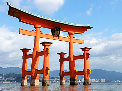 Torii Itsukushima Shinto Shrine