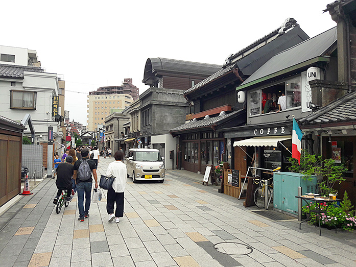 Old Warehouses Taisho-roman Street in Kawagoe