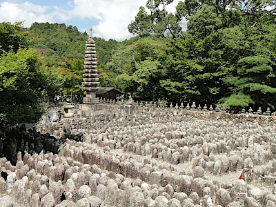 Statues of Adashino Nenbutsuji Temple in Kyoto