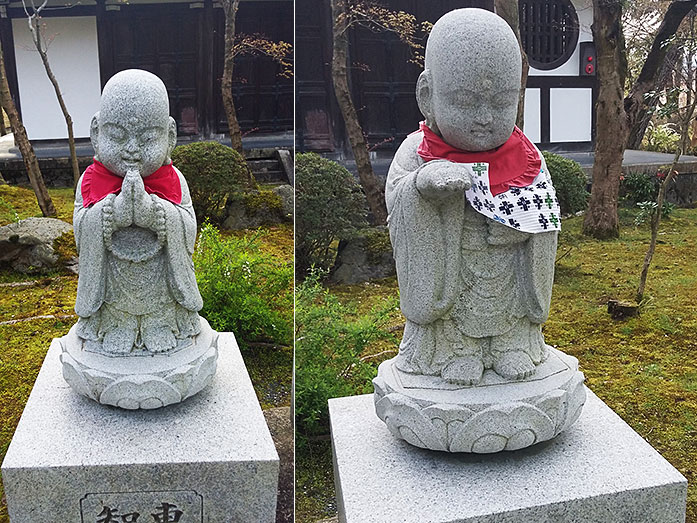 Jizo Statues Eikan-do Temple in Kyoto