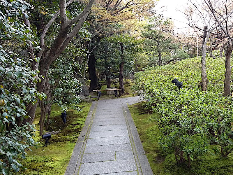 Path to South Garden Entokuin Temple in Kyoto