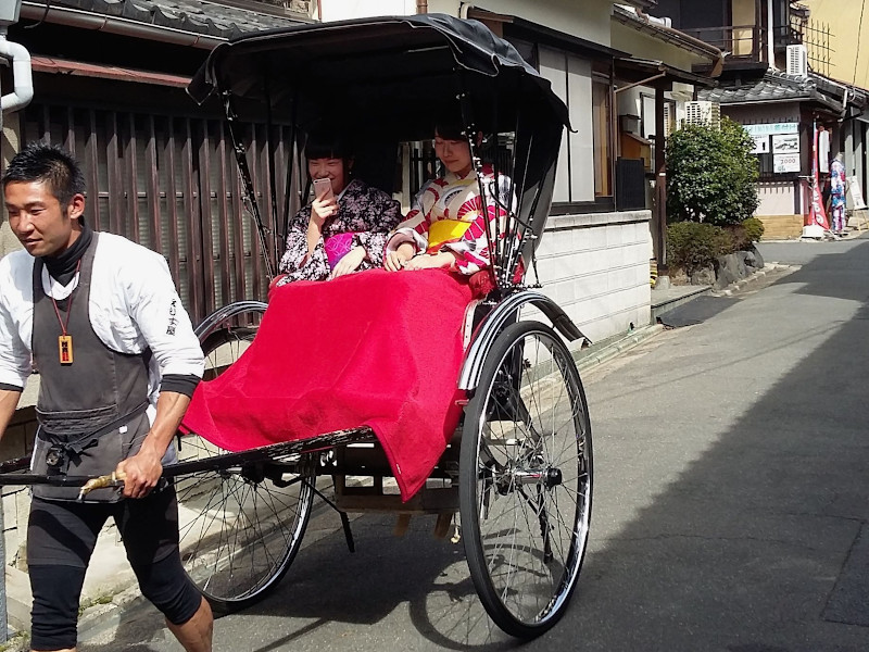 Rickshaw Ride Higashiyama District in Kyoto