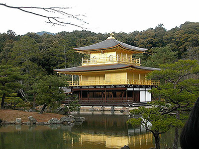 Kinkaku-ji Temple Golden Pavilion in Kyoto
