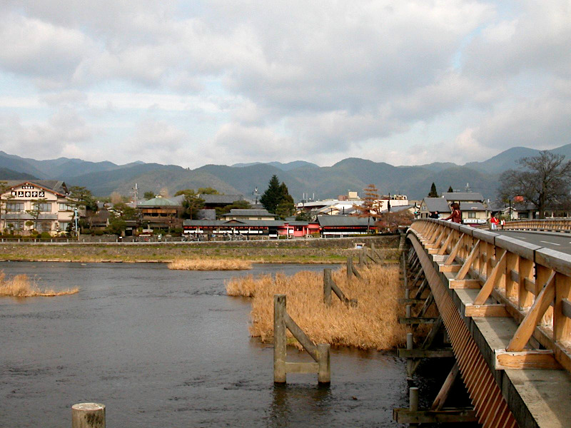 Togetsukyo Bridge in Arashiyama in Kyoto