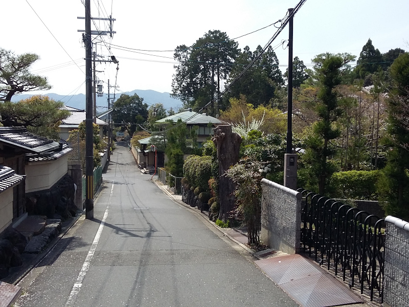 Residential Area near Ninnaji Temple in Kyoto
