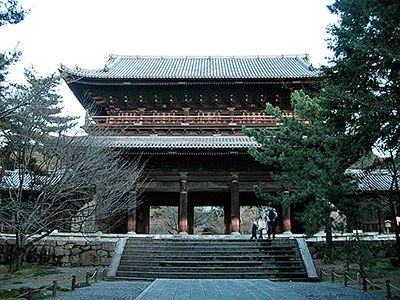 Nanzen-ji Temple in Kyoto and Sanmon Main Gate
