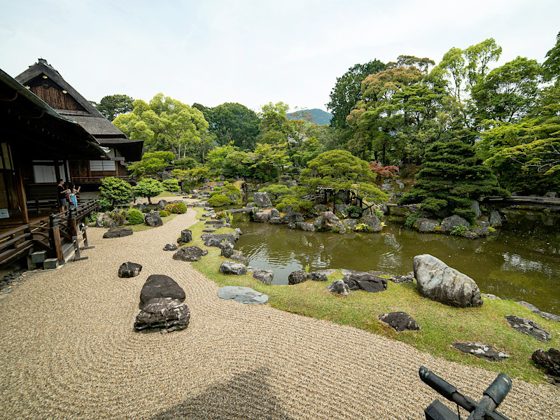 Garden of Sanbo-in Temple in Kyoto