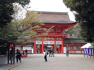 Romon Gate of Shimogamo Shrine in Kyoto