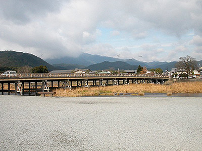 Togetsukyo Bridge in Kyoto