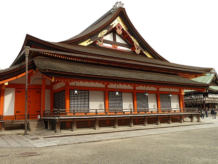 Yasaka Shrine Main Hall in Kyoto