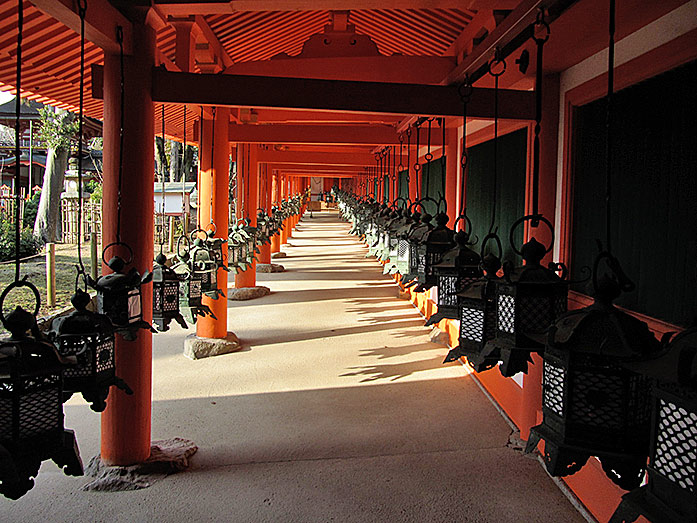 Bronze Lanterns Kasuga Taisha Shrine in Nara