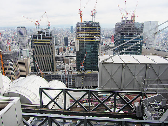 Osaka View from KUCHU TEIEN OBSERVATORY