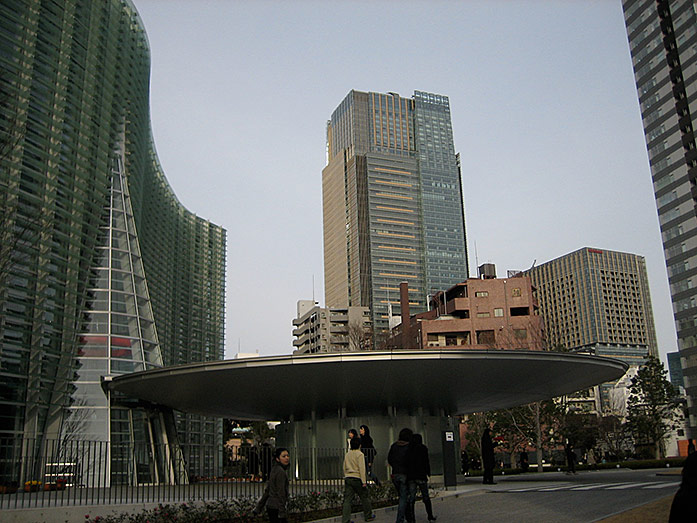 The National Art Center With Tokyo Midtown In The Background