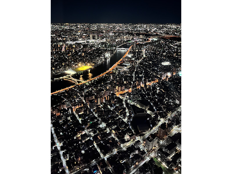 TOKYO SKYTREE Night View of Sumida River