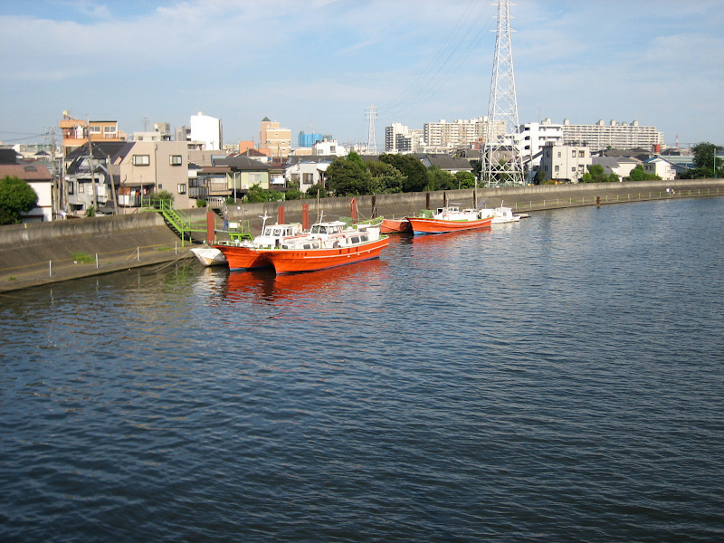 Tsurumi River in Yokohama