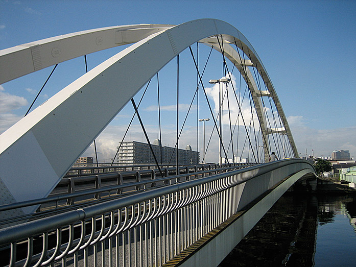 Tsurumigawabashi Bridge in Tsurumi Yokohama