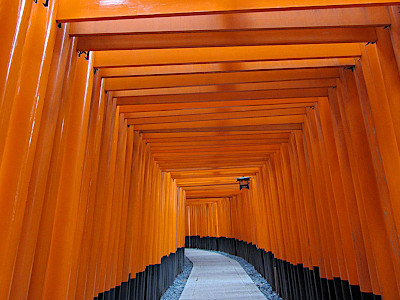 Fushimi Inari-Taisha Senbon Torii in Kyoto