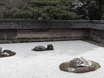 Ryoanji Zen Temple Rock Garden