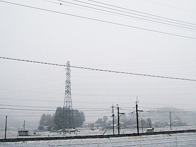 Snow in Yaita