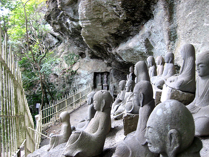 Buddha Statues (Rakan) at Nokogiriyama in Chiba