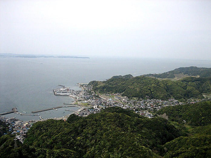 Tokyo Bay view from Mt. Nokogiri in Chiba