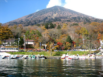 Lake Chuzenji with Mt. Nantai in the Background