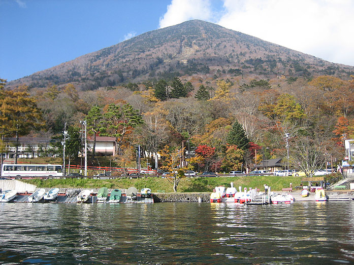 Lake Chuzenji with Mt. Nantai in the Background