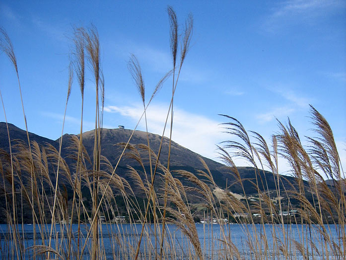 Lake Ashi with Mt. Komagatake in Hakone