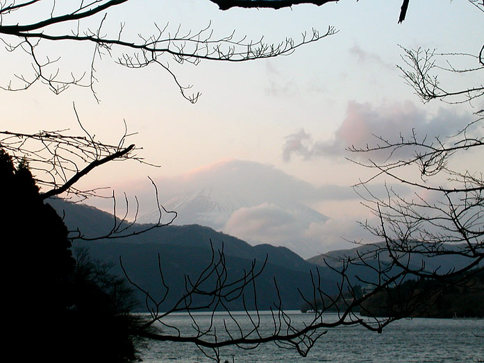 Lake Ashi with Mt. Fuji in Hakone