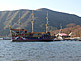 Pirate Boat on Lake Ashinoko in Hakone area