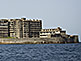 Buildings on Hashima Island in Nagasaki Prefecture
