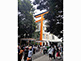 Large Vermilion Torii at Hikawa Shrine in Kawagoe