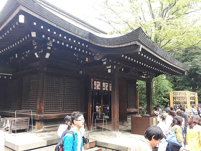 Main Hall (Honden) of Hikawa Shrine in Kawagoe