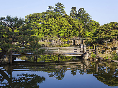 Genkyuen Garden in Hikone