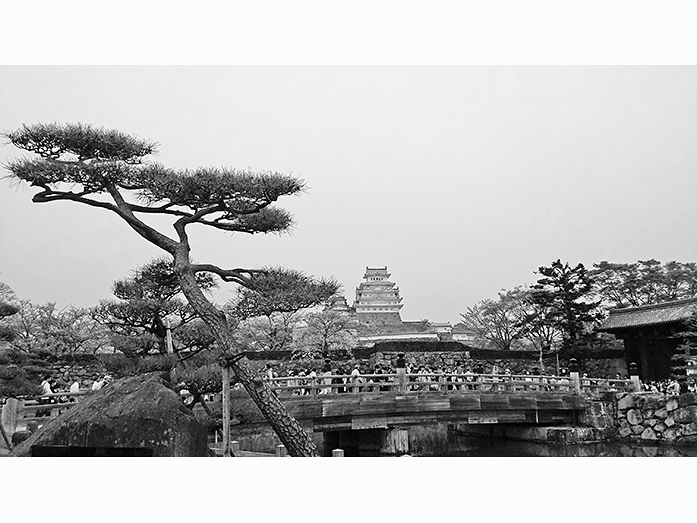 Himeji Castle and Otemon Gate