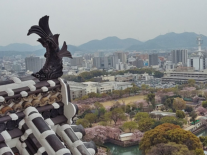 Shachihoko Sculpture Himeji Castle