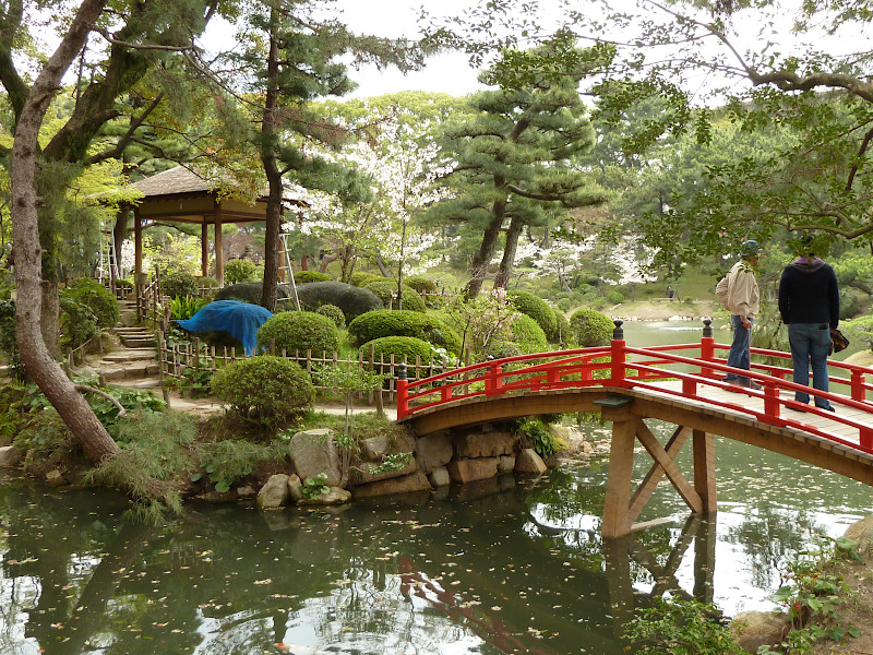 Chozenkyo in Shukkeien Garden in Hiroshima