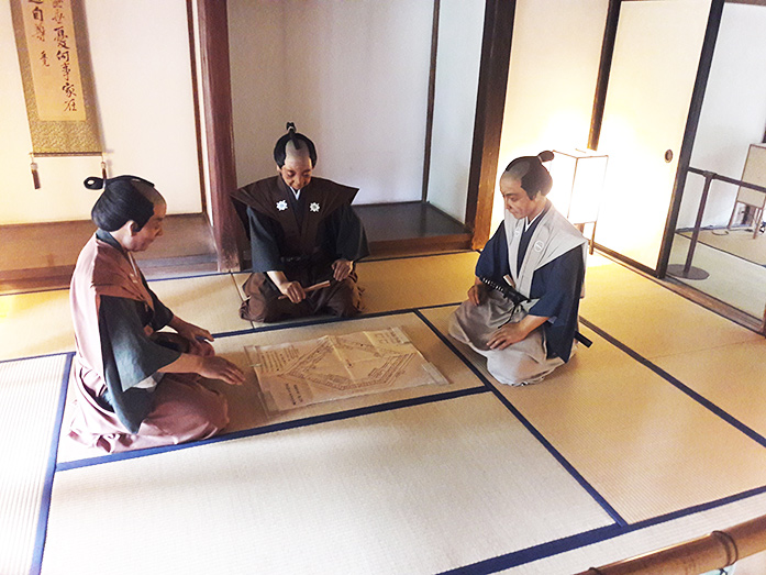 Honmaru Goten Feudal Lord and his Vassels - Kawagoe Castle