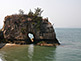 Rock in the Seto Inland Sea in Okayama Prefecture