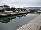 Walking along Miya River in Kawasaki Kaiwai, Ise City