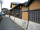 Street in Kawasaki Kaiwai, Ise City in Mie Prefecture