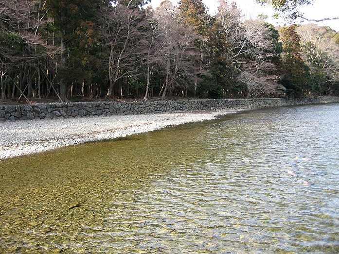 Isuzugawa River in Ise