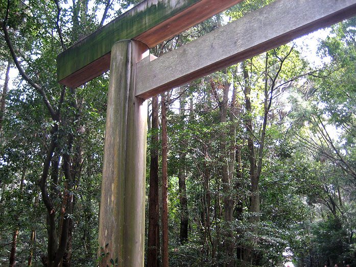 Torii at Ise Outer Shrine ( Geku)