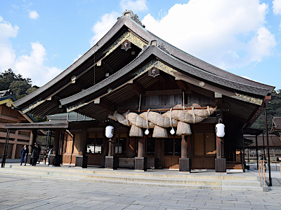 Izumo Taisha Shrine, Prayer Hall in Shimane Prefecture