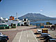 Kagoshima Harbour with Volcano Sakurajima