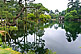 Kasumiga-ike pond in Kenrokuen Garden in Kanazawa, Ishikawa Prefecture