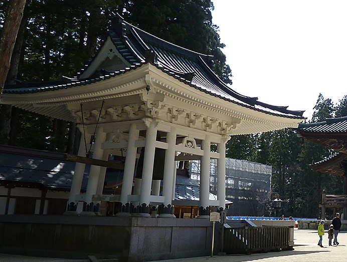 Temple Bell Daito No Kane At Danjo-Garan Central Temple Complex of Mount Koya