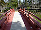 Red Bridge Hasu-ike Pond of Mount Koya