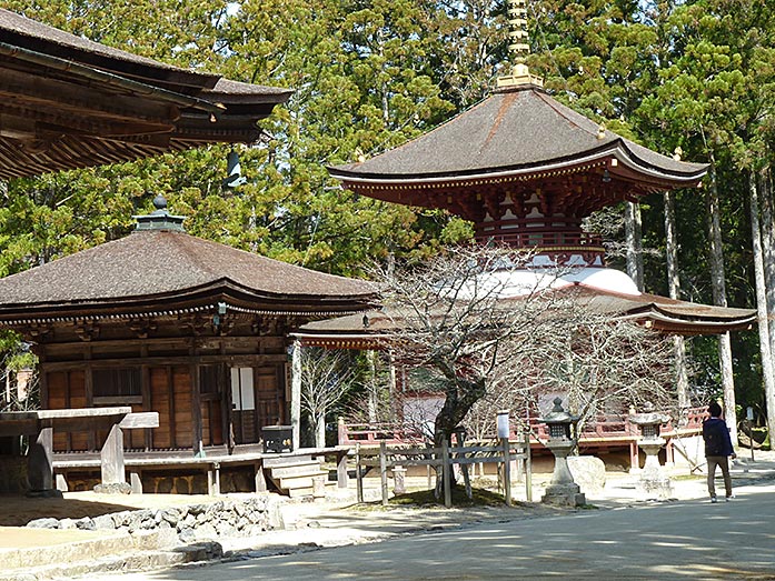Sanmaido Hall And Daiedo Hall At Danjo-Garan Central Temple Complex